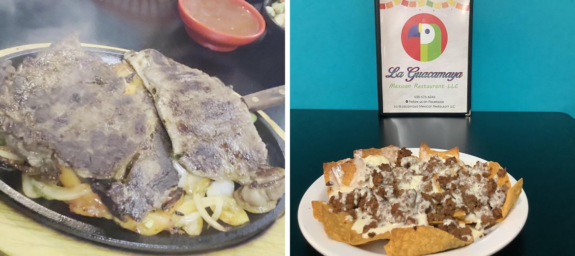 La Guacamaya Mexican Restaurant Menu